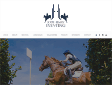Tablet Screenshot of jodihemryeventing.com